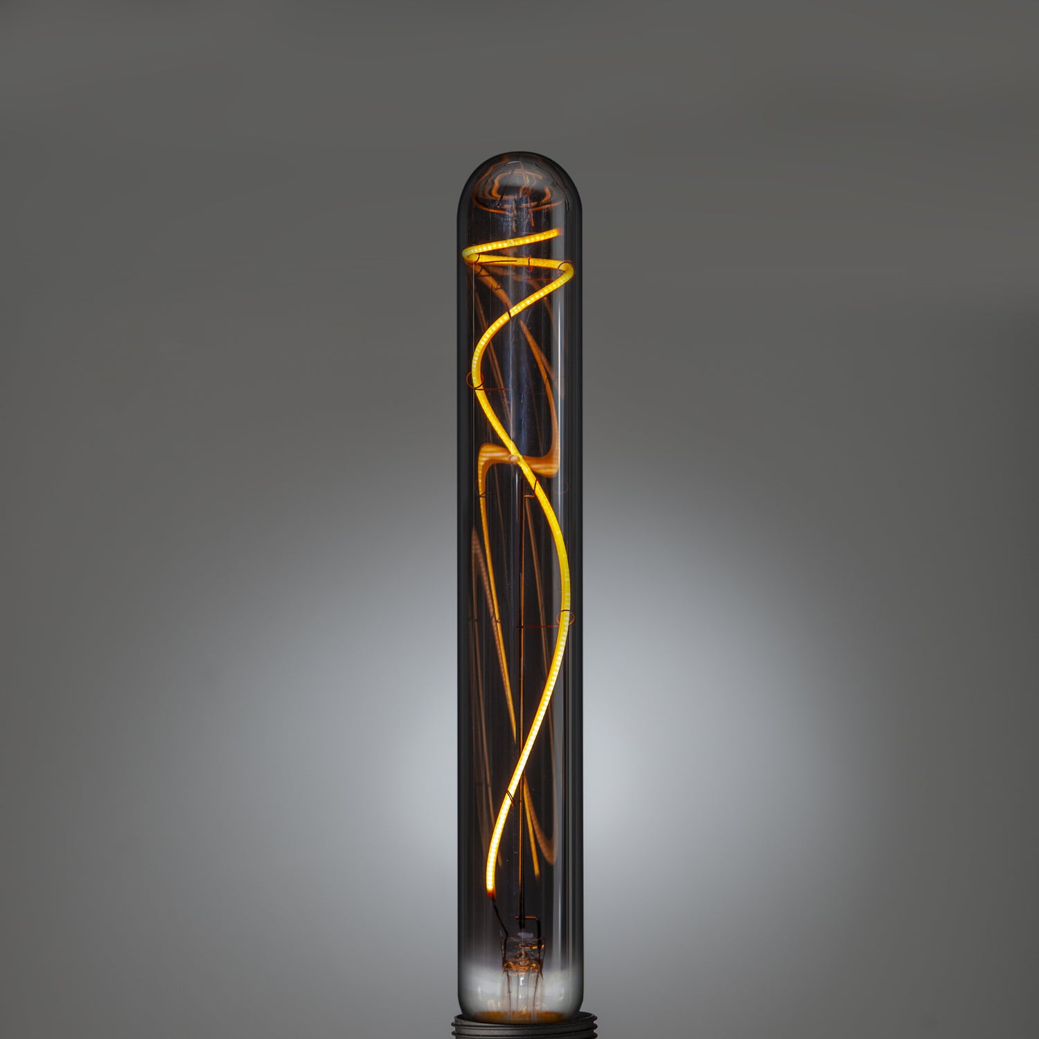 Led filament lightbulb | Long single filament tube smoked